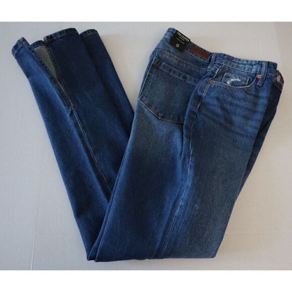 BLANKNYC 55BW2651 Women Sz 29 Blue The Cooper Long Slim Straight Denim Jeans - Picture 6 of 8